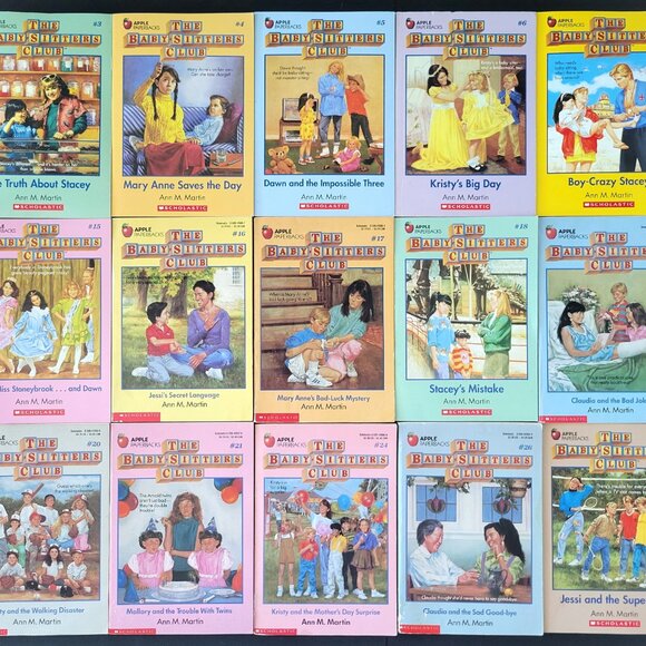 THE BABYSITTERS CLUB LOT OF 15 BOOKS VINTAGE SCHOLASTIC 1990s ANN M. MARTIN 1-27 - Picture 2 of 14